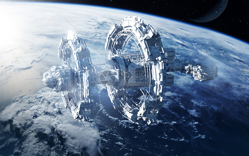 太空衛(wèi)星空間站場(chǎng)景圖片素材_免費(fèi)下載_obj圖片格式_VRF高清圖片401131556