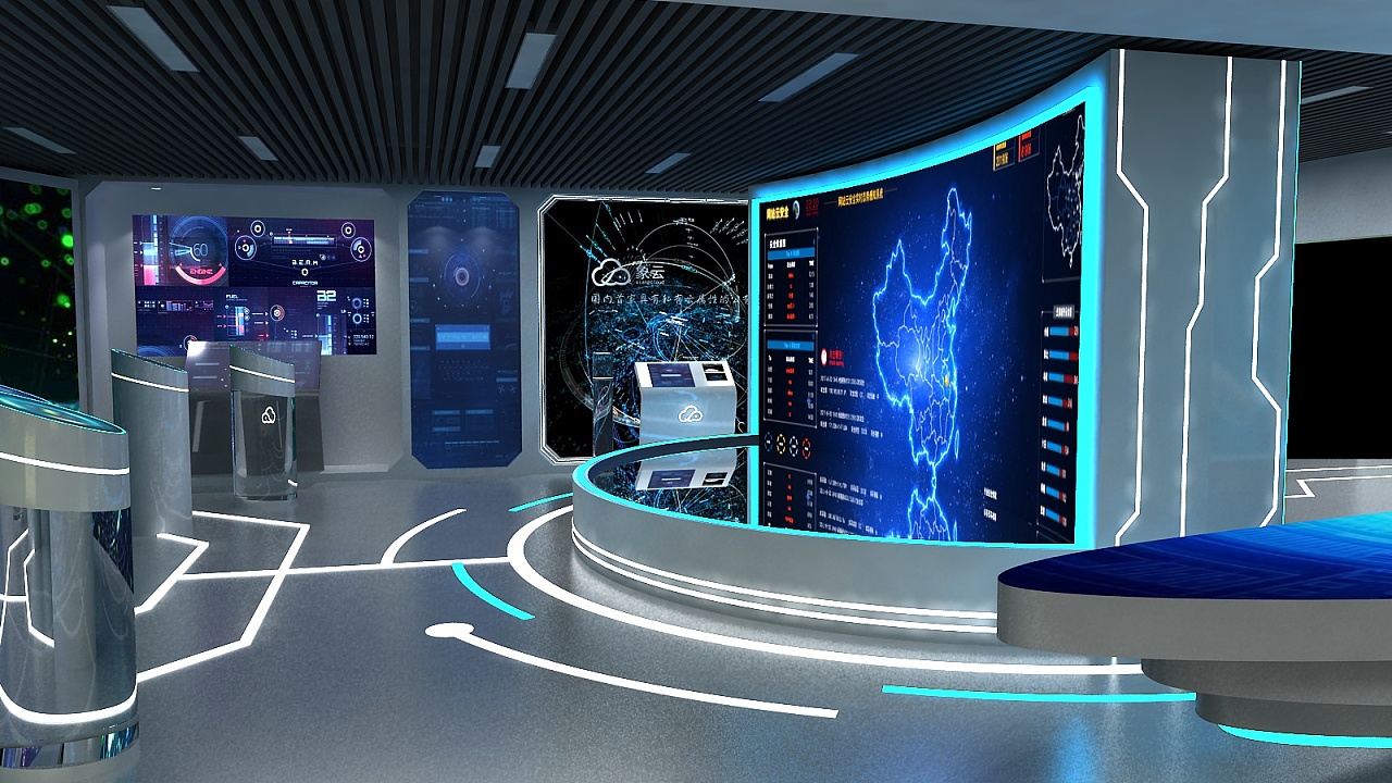 xiangcloud-象云科技展廳|空間|展示設(shè)計(jì) |Nicole_空間設(shè)計(jì) 